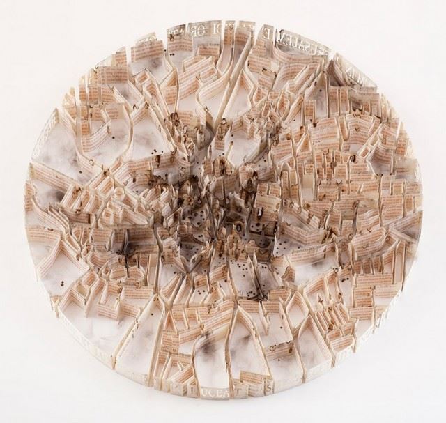 Paper-Sculptures-Map